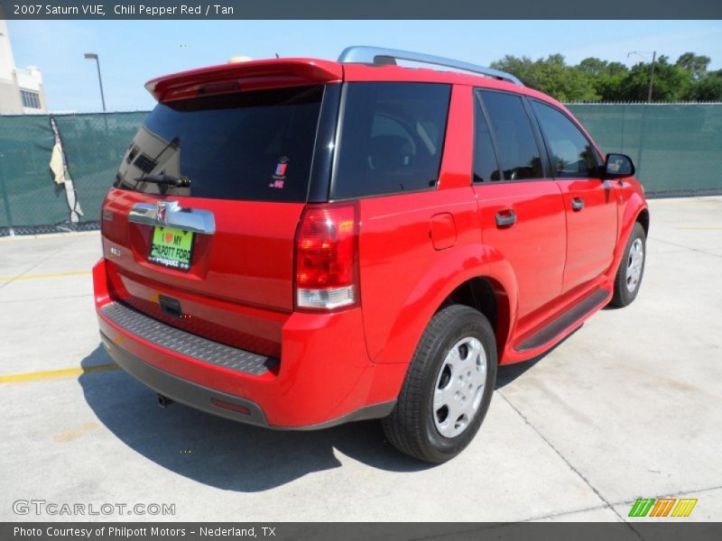 Chili Pepper Red / Tan 2007 Saturn VUE