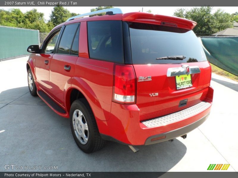 Chili Pepper Red / Tan 2007 Saturn VUE