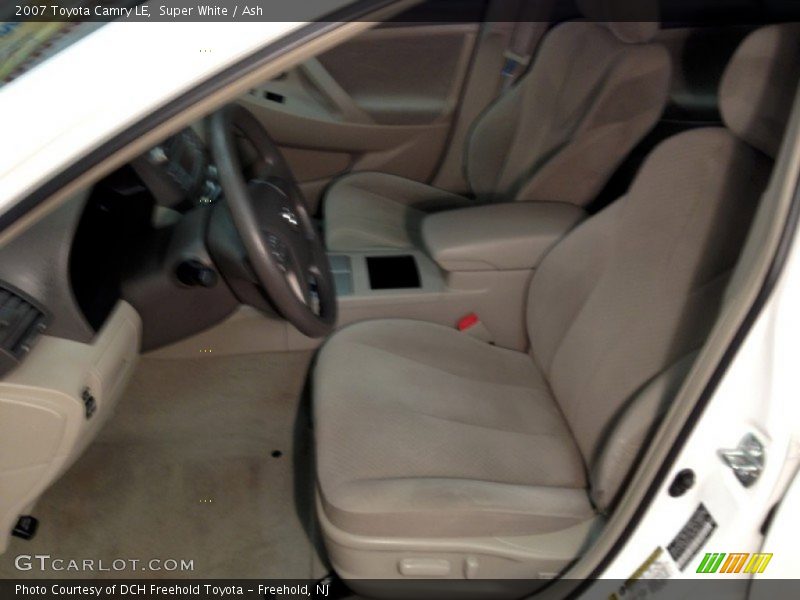 Super White / Ash 2007 Toyota Camry LE