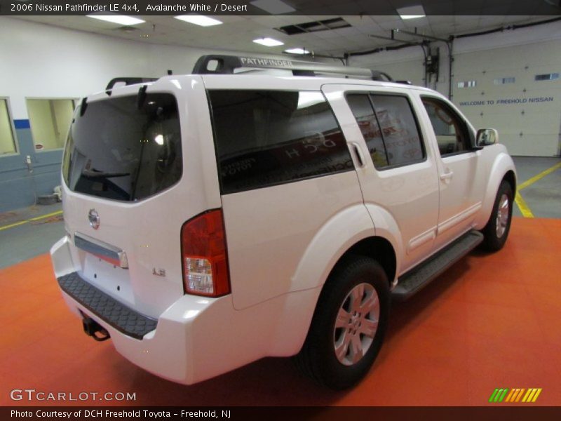 Avalanche White / Desert 2006 Nissan Pathfinder LE 4x4