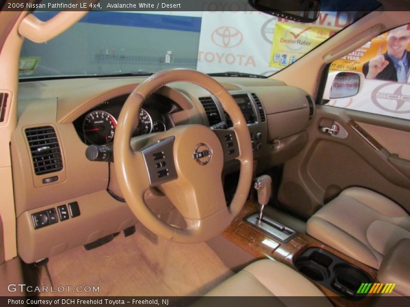 Avalanche White / Desert 2006 Nissan Pathfinder LE 4x4