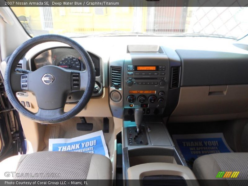 Deep Water Blue / Graphite/Titanium 2007 Nissan Armada SE