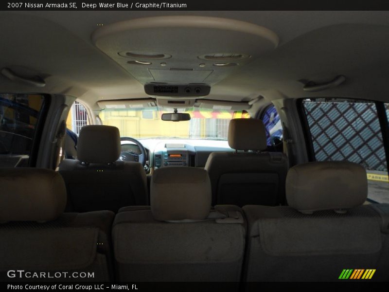Deep Water Blue / Graphite/Titanium 2007 Nissan Armada SE