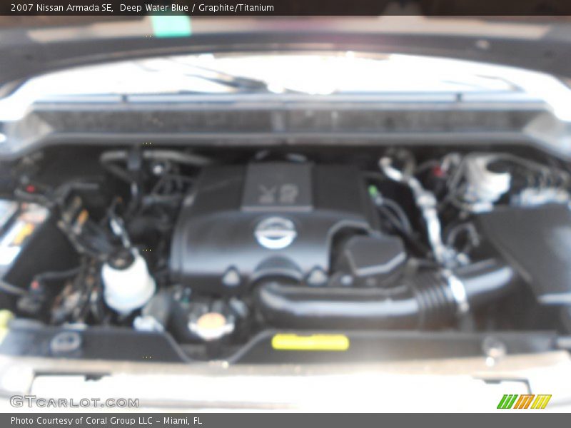 Deep Water Blue / Graphite/Titanium 2007 Nissan Armada SE