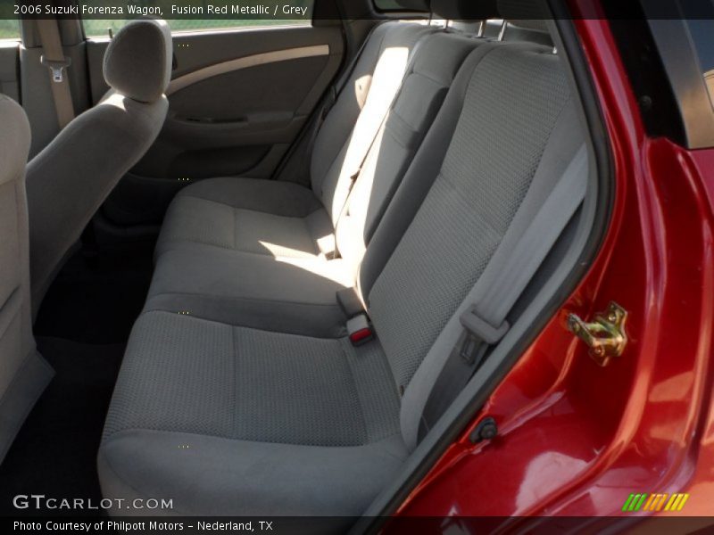 Fusion Red Metallic / Grey 2006 Suzuki Forenza Wagon