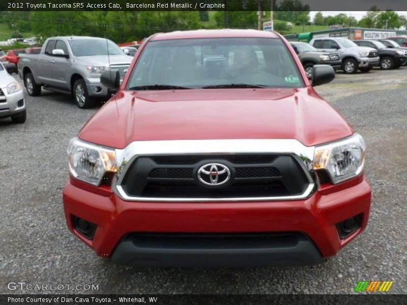 Barcelona Red Metallic / Graphite 2012 Toyota Tacoma SR5 Access Cab