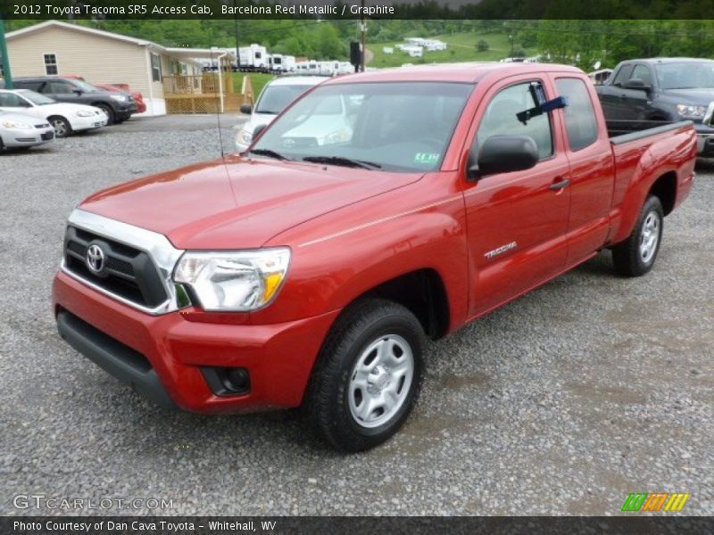 Barcelona Red Metallic / Graphite 2012 Toyota Tacoma SR5 Access Cab