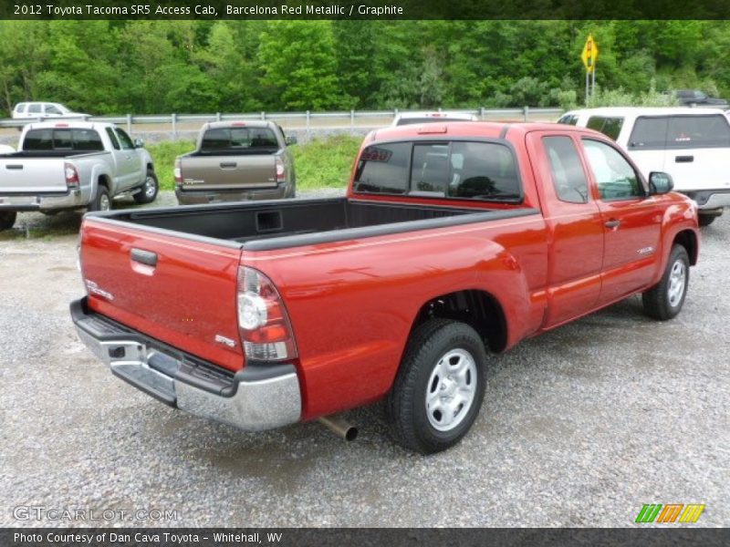 Barcelona Red Metallic / Graphite 2012 Toyota Tacoma SR5 Access Cab