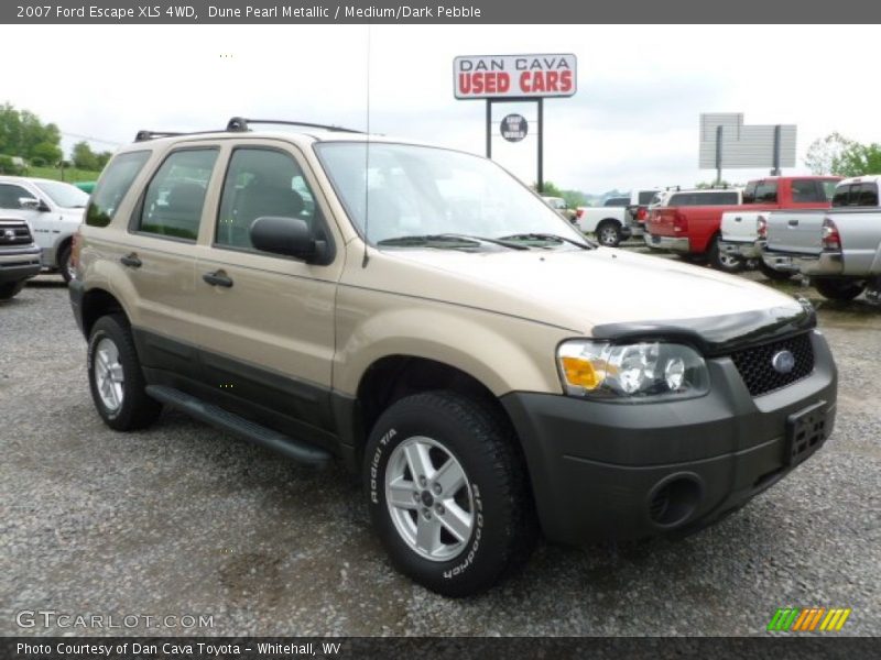 Dune Pearl Metallic / Medium/Dark Pebble 2007 Ford Escape XLS 4WD