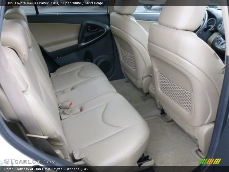 Super White / Sand Beige 2009 Toyota RAV4 Limited 4WD