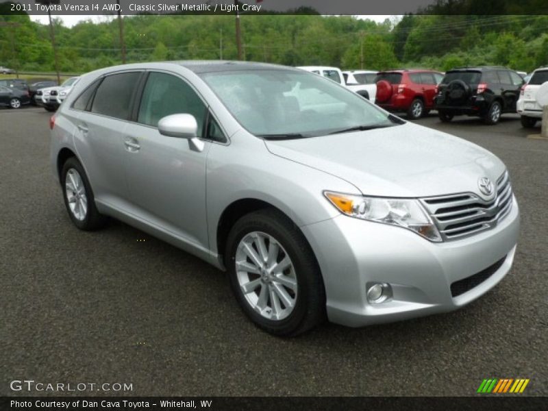 Classic Silver Metallic / Light Gray 2011 Toyota Venza I4 AWD