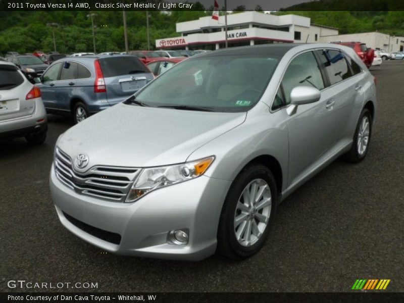 Classic Silver Metallic / Light Gray 2011 Toyota Venza I4 AWD