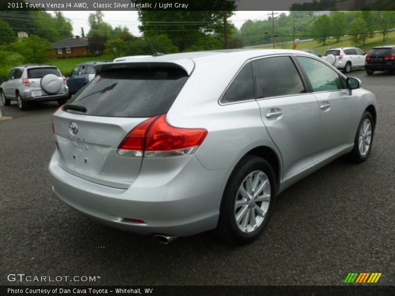 Classic Silver Metallic / Light Gray 2011 Toyota Venza I4 AWD