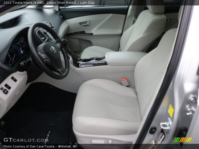 Classic Silver Metallic / Light Gray 2011 Toyota Venza I4 AWD