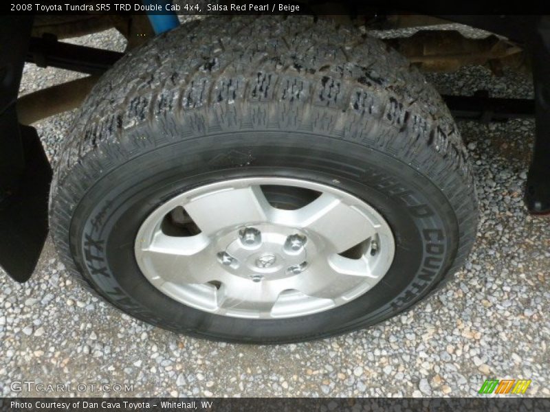 Salsa Red Pearl / Beige 2008 Toyota Tundra SR5 TRD Double Cab 4x4