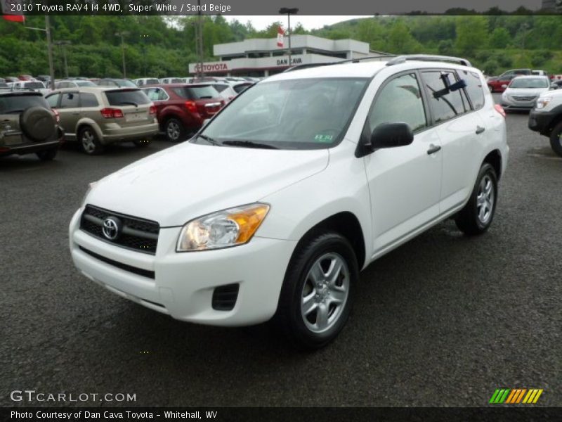 Super White / Sand Beige 2010 Toyota RAV4 I4 4WD