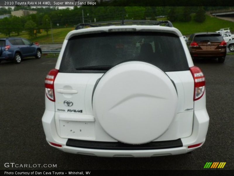 Super White / Sand Beige 2010 Toyota RAV4 I4 4WD