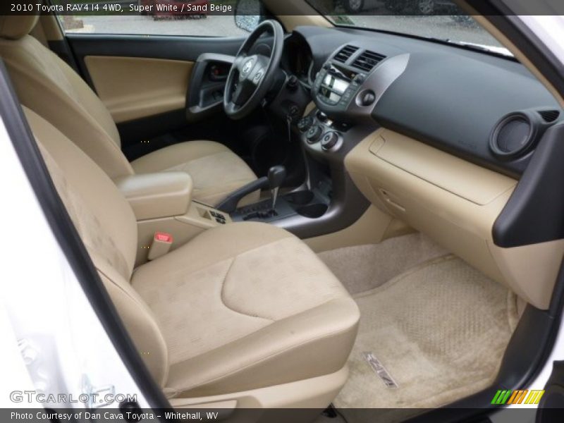 Super White / Sand Beige 2010 Toyota RAV4 I4 4WD