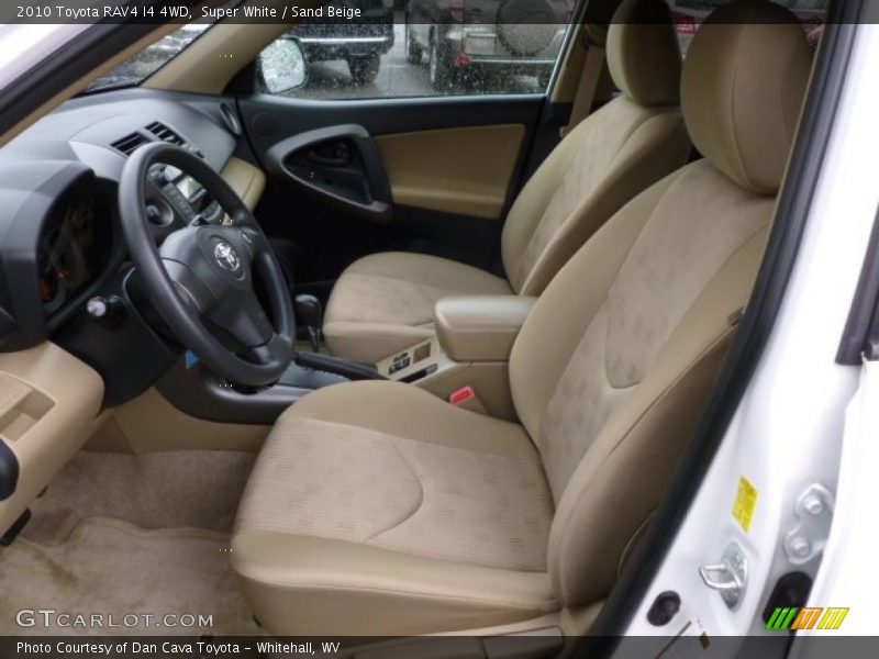 Super White / Sand Beige 2010 Toyota RAV4 I4 4WD