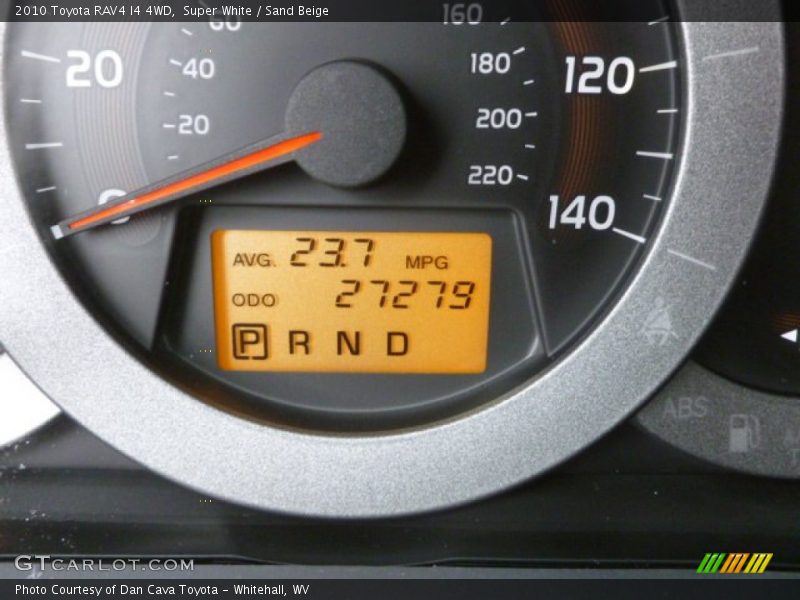 Super White / Sand Beige 2010 Toyota RAV4 I4 4WD