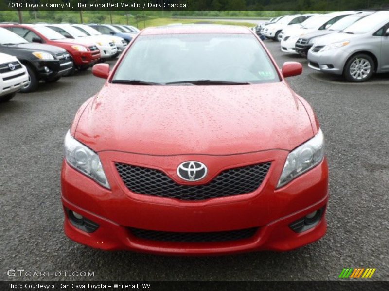 Barcelona Red Metallic / Dark Charcoal 2010 Toyota Camry SE