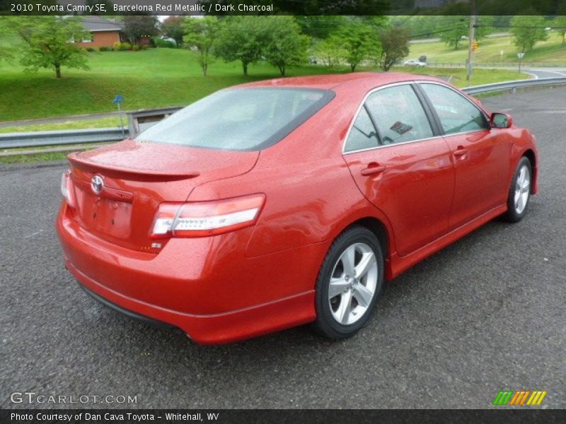 Barcelona Red Metallic / Dark Charcoal 2010 Toyota Camry SE