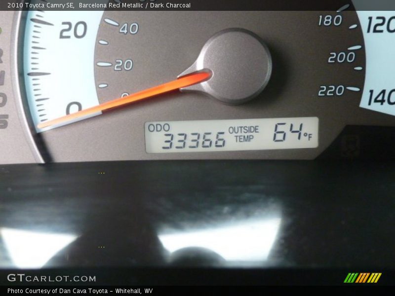 Barcelona Red Metallic / Dark Charcoal 2010 Toyota Camry SE