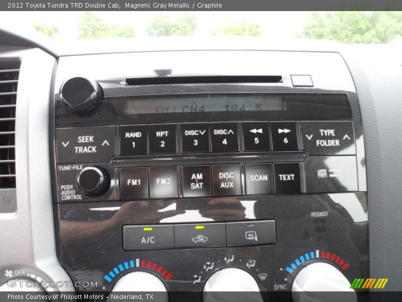 Controls of 2012 Tundra TRD Double Cab