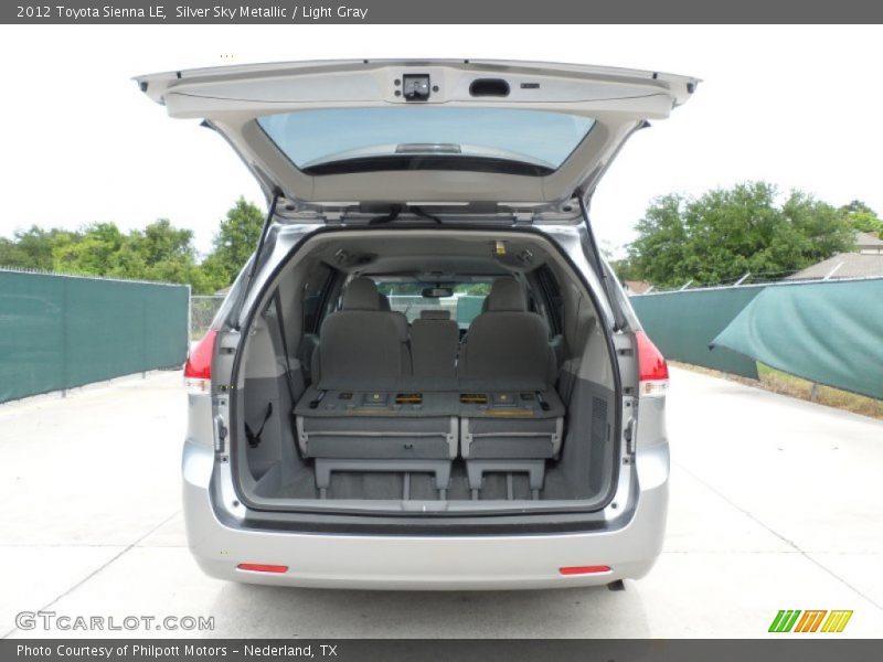 Silver Sky Metallic / Light Gray 2012 Toyota Sienna LE