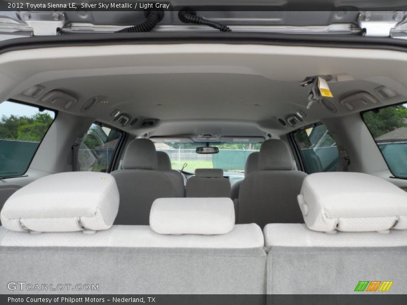 Silver Sky Metallic / Light Gray 2012 Toyota Sienna LE