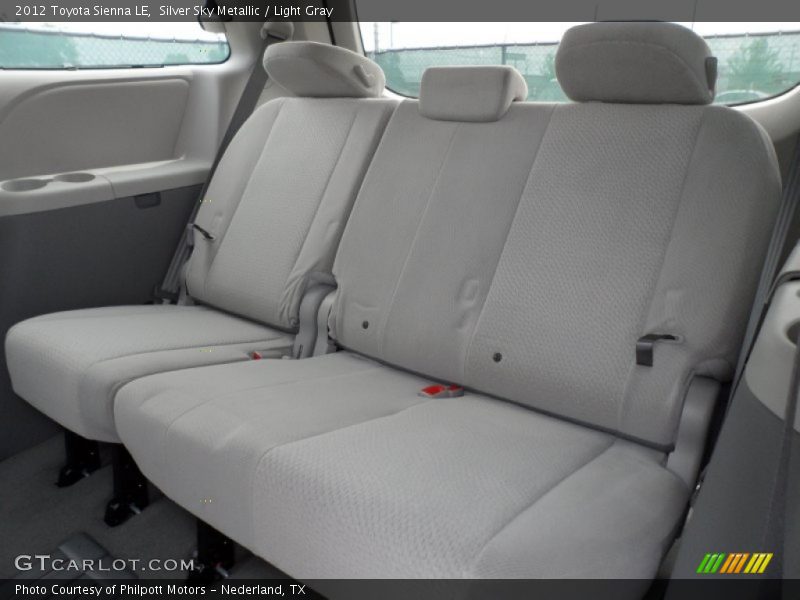 Silver Sky Metallic / Light Gray 2012 Toyota Sienna LE