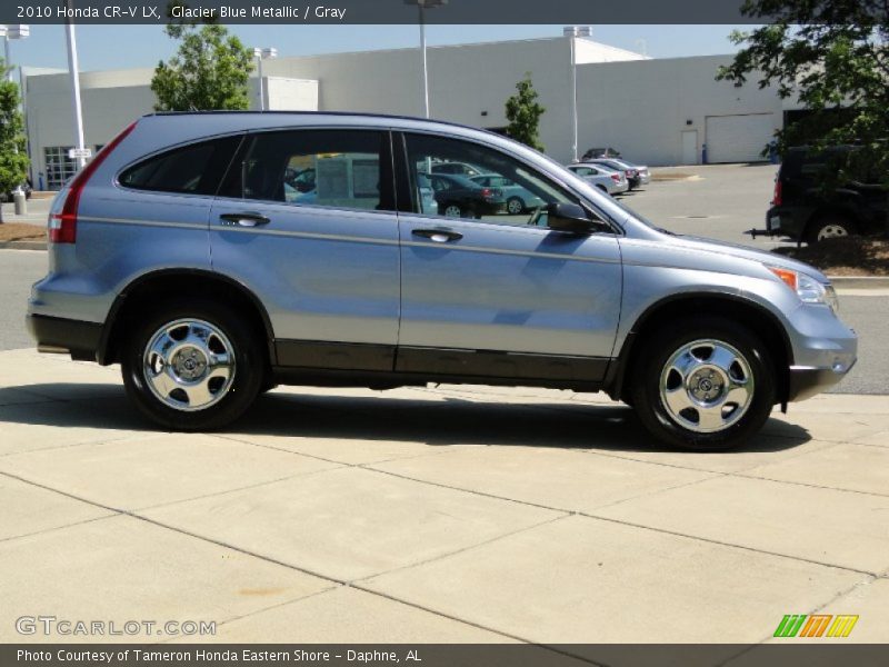 Glacier Blue Metallic / Gray 2010 Honda CR-V LX