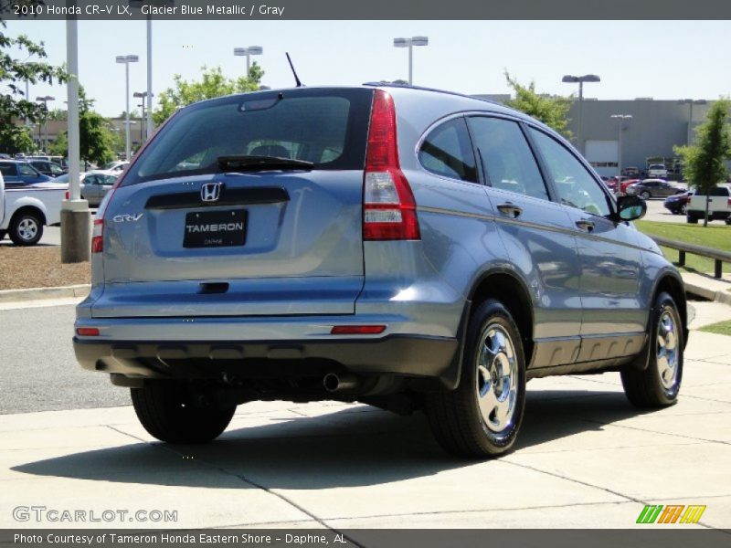 Glacier Blue Metallic / Gray 2010 Honda CR-V LX
