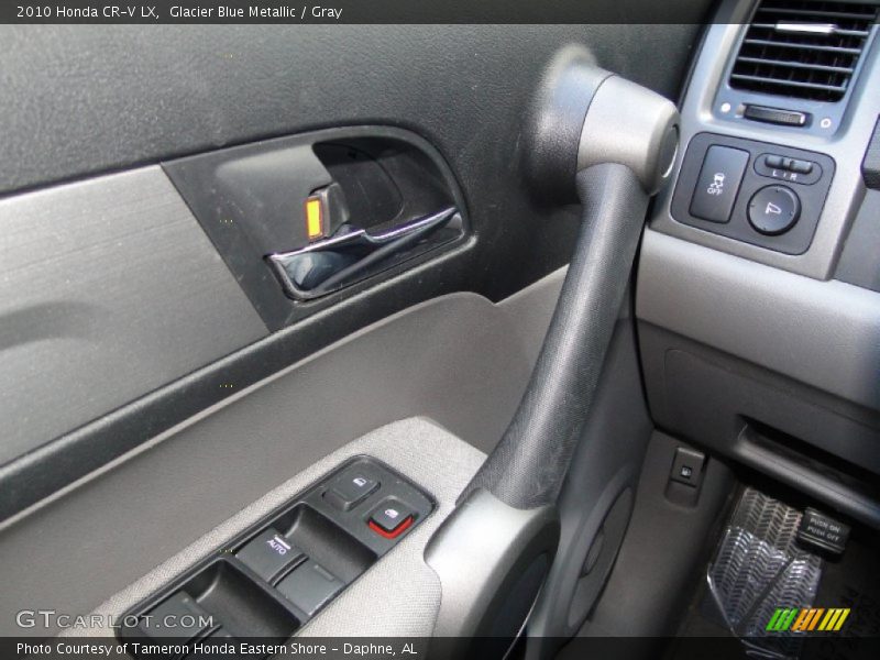 Glacier Blue Metallic / Gray 2010 Honda CR-V LX