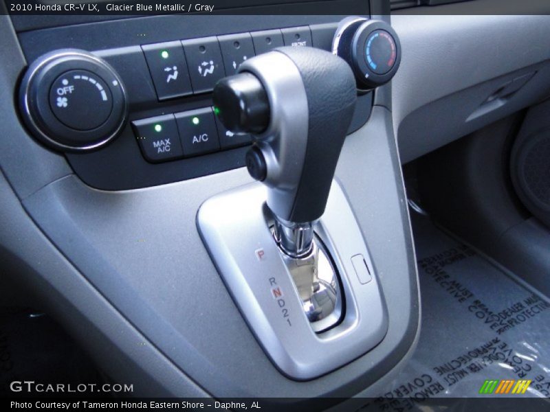 Glacier Blue Metallic / Gray 2010 Honda CR-V LX
