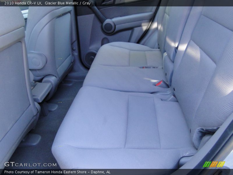 Glacier Blue Metallic / Gray 2010 Honda CR-V LX