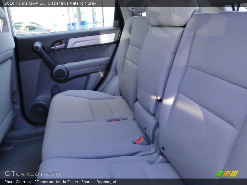 Glacier Blue Metallic / Gray 2010 Honda CR-V LX