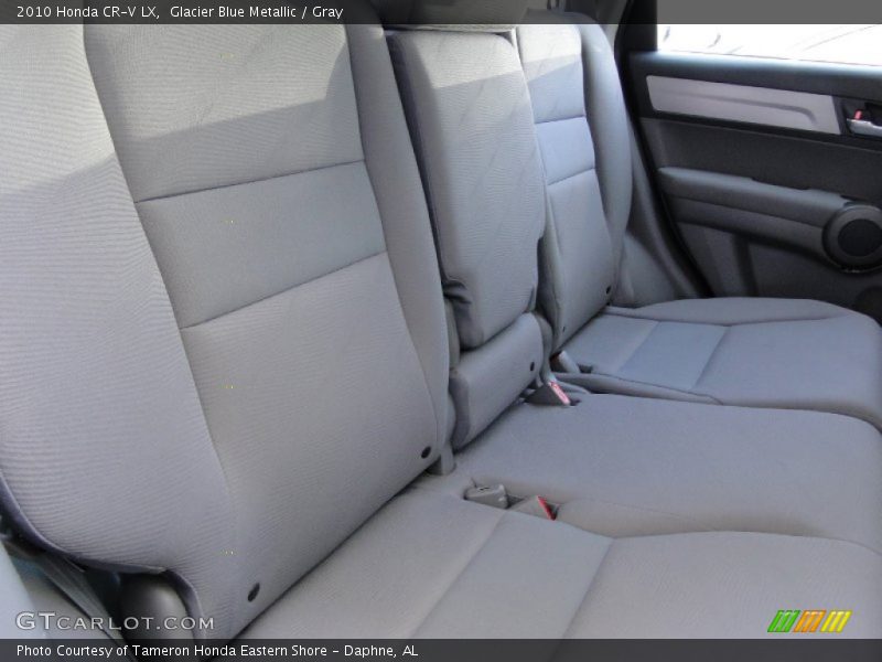 Glacier Blue Metallic / Gray 2010 Honda CR-V LX
