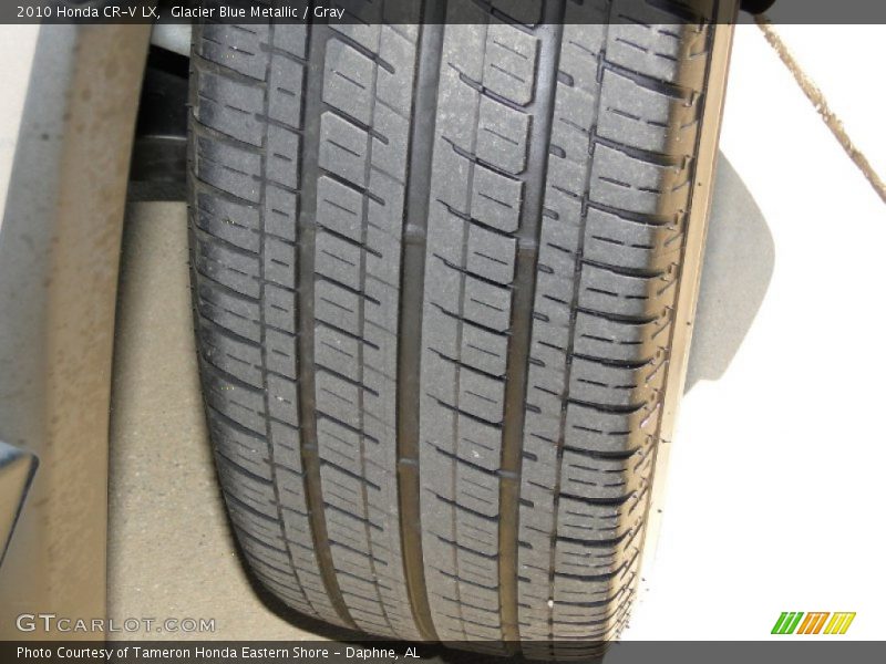 Glacier Blue Metallic / Gray 2010 Honda CR-V LX