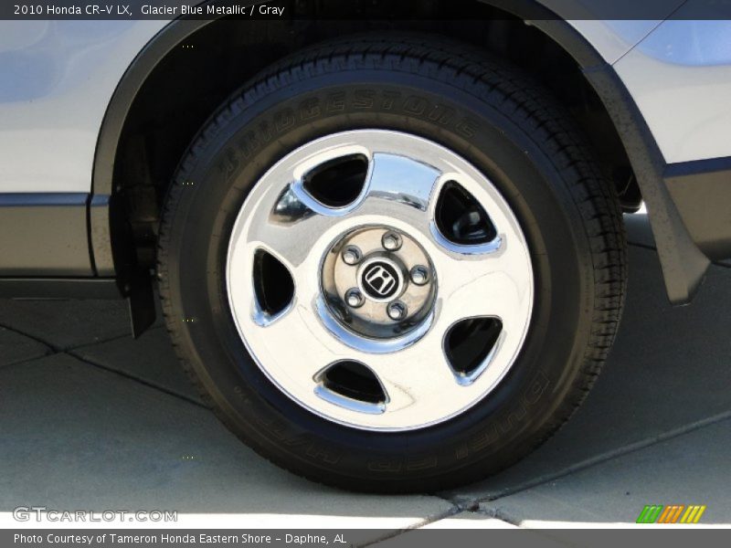 Glacier Blue Metallic / Gray 2010 Honda CR-V LX