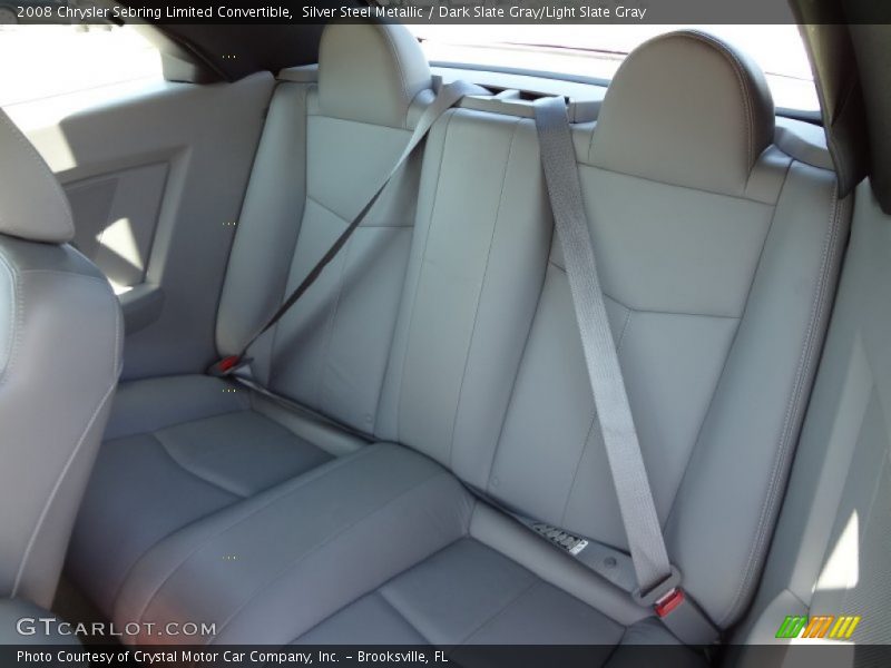 Silver Steel Metallic / Dark Slate Gray/Light Slate Gray 2008 Chrysler Sebring Limited Convertible