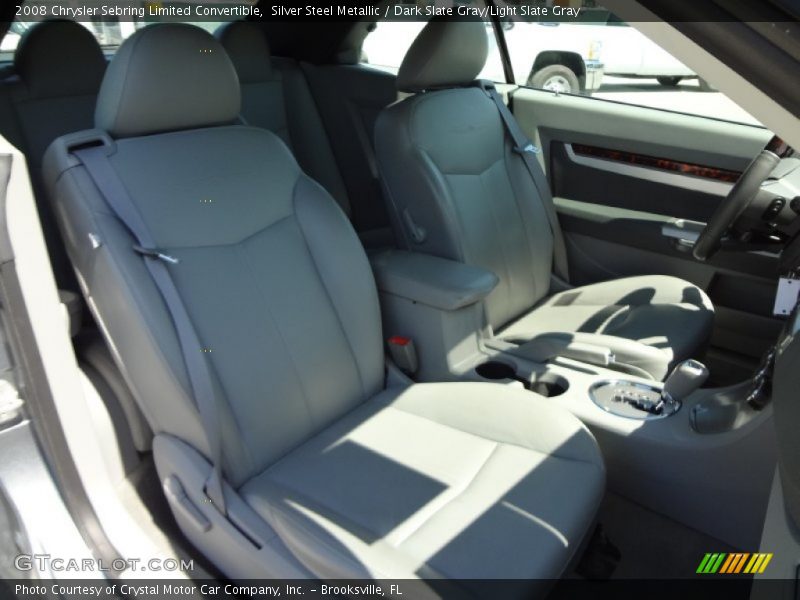 Silver Steel Metallic / Dark Slate Gray/Light Slate Gray 2008 Chrysler Sebring Limited Convertible