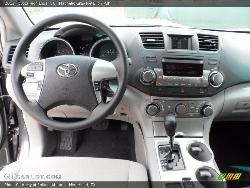 Magnetic Gray Metallic / Ash 2012 Toyota Highlander V6