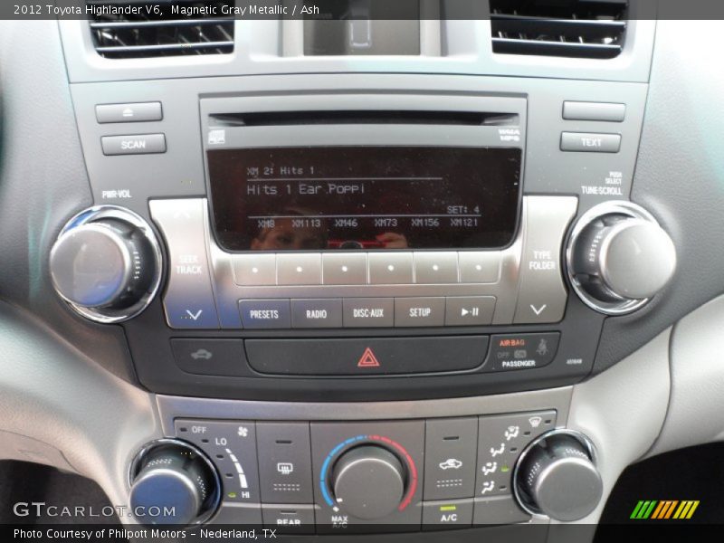 Magnetic Gray Metallic / Ash 2012 Toyota Highlander V6