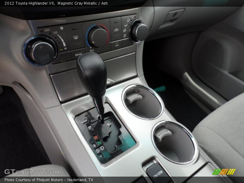 Magnetic Gray Metallic / Ash 2012 Toyota Highlander V6