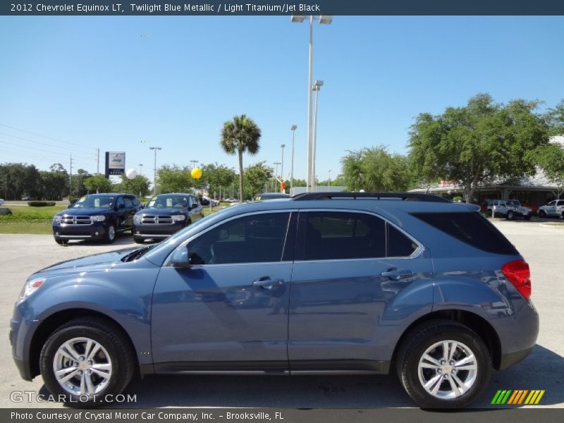 Twilight Blue Metallic / Light Titanium/Jet Black 2012 Chevrolet Equinox LT