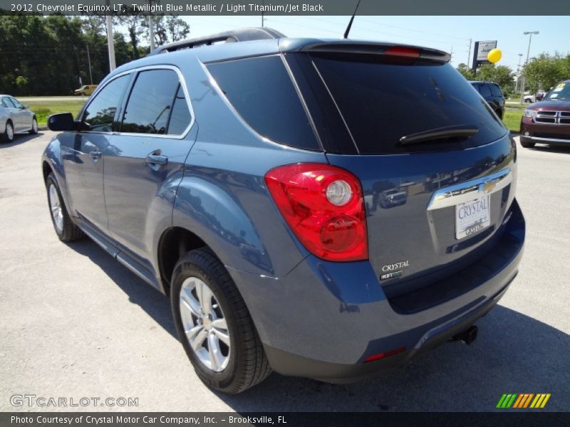 Twilight Blue Metallic / Light Titanium/Jet Black 2012 Chevrolet Equinox LT
