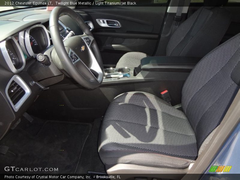 Twilight Blue Metallic / Light Titanium/Jet Black 2012 Chevrolet Equinox LT