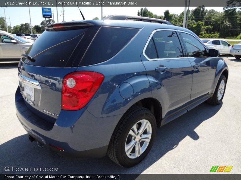 Twilight Blue Metallic / Light Titanium/Jet Black 2012 Chevrolet Equinox LT