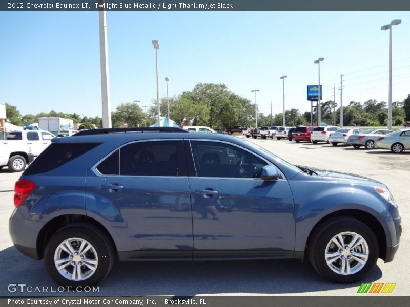 Twilight Blue Metallic / Light Titanium/Jet Black 2012 Chevrolet Equinox LT